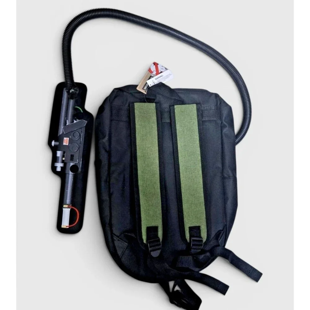 Ghostbusters Proton Pack Backpack w/Particle Wand Attachment Costume Cosplay NWT